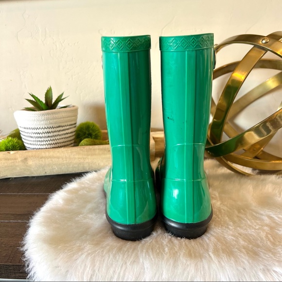 Ugg Sienna Rain Shearling Footbed Boots Shoes Woman’s Size 7 Jazz Green. - Picture 4 of 7